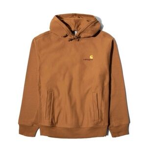Carhartt Tan Heavy Knit Classic Pullover Hoodie, Small